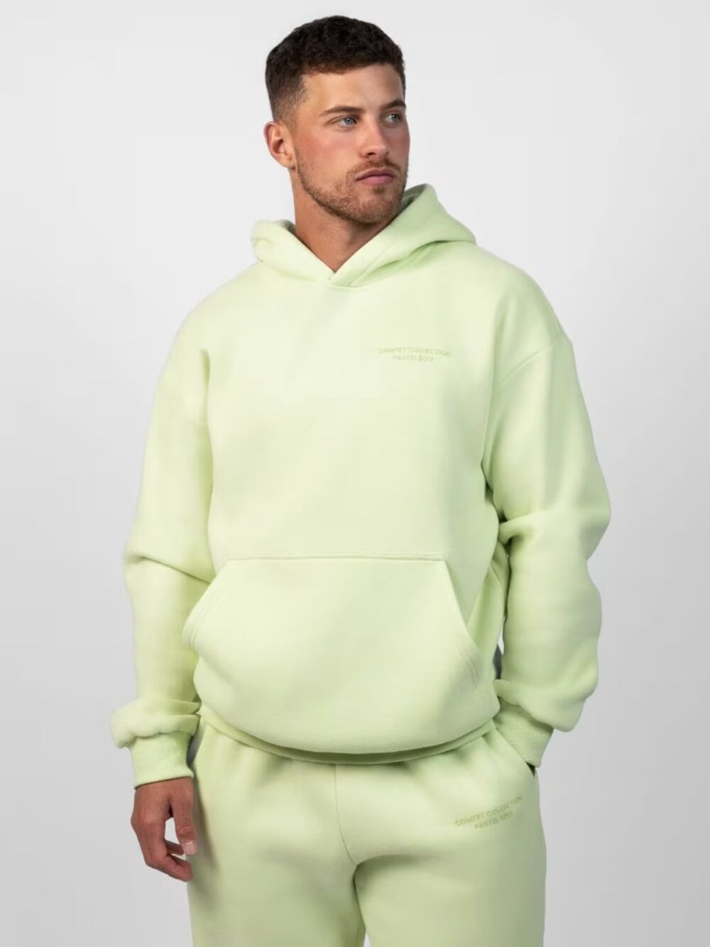 Comfrt Pastel Hoodie in Honeydew Oversized Unisex Size Large NWT - Picture 13 of 15